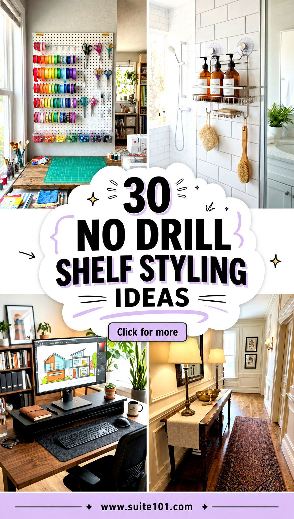 30 No Drill Shelf Styling Ideas for Easy Airy Organization - 30 No Drill Shelf Styling Ideas for Easy, Airy Organization