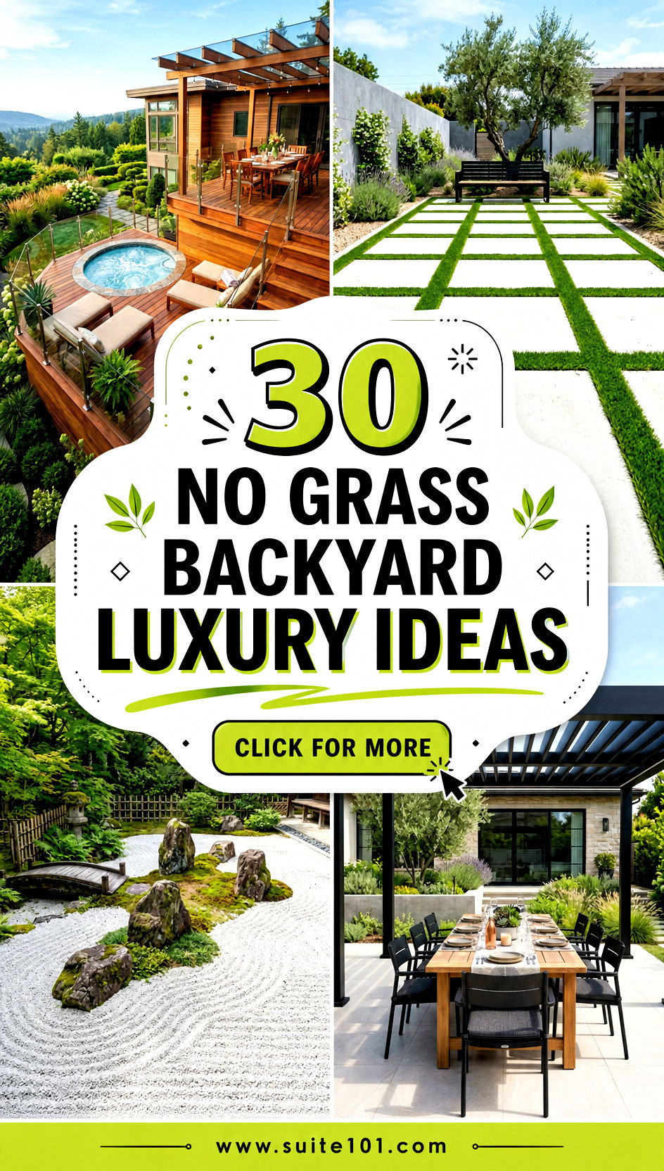 30 No Grass Backyard Luxury Ideas for Low-Maintenance Glam - 30 No Grass Backyard Luxury Ideas for Low-Maintenance Glam