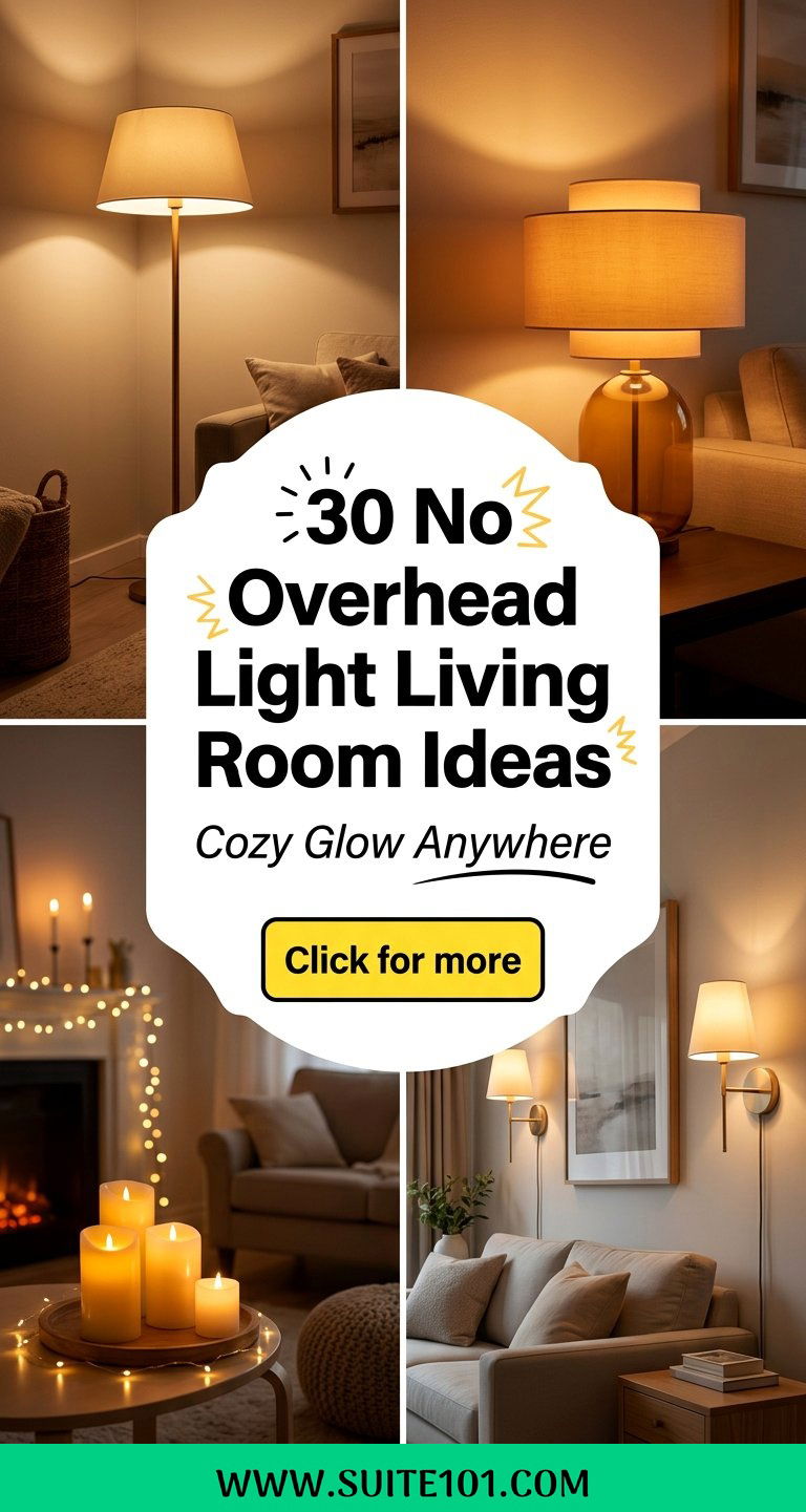 30 No Overhead Light Living Room Ideas for Cozy Glow Anywhere - 30 No Overhead Light Living Room Ideas for Cozy Glow Anywhere