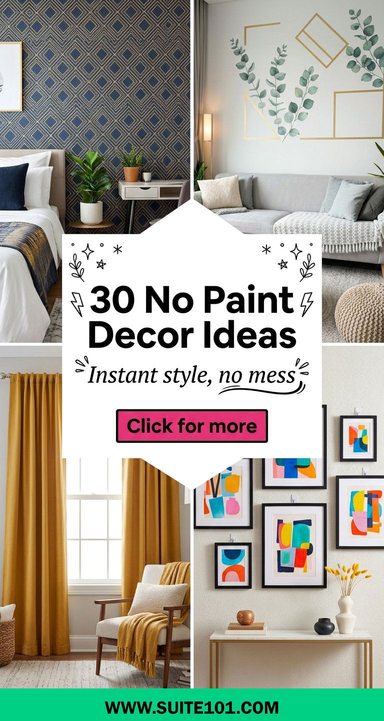 30 No Paint Decor Ideas for Instant Style Without the Mess - 30 No Paint Decor Ideas for Instant Style Without the Mess