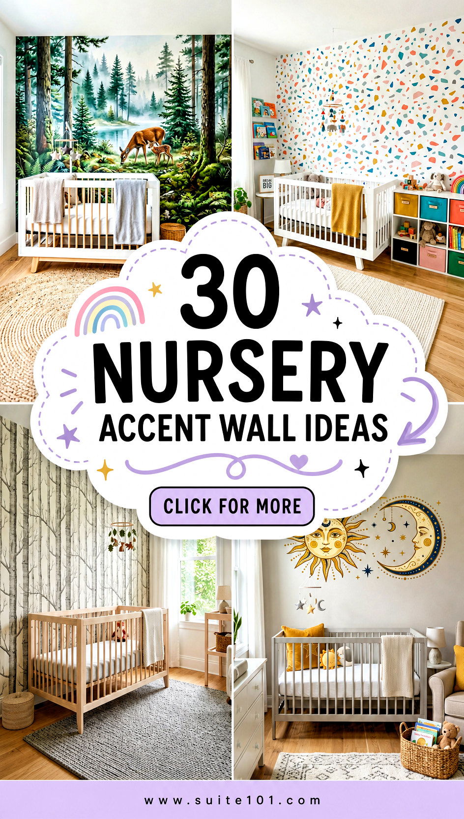 30 Nursery Accent Wall Ideas to Transform Your Space in Style - 30 Nursery Accent Wall Ideas to Transform Your Space in Style