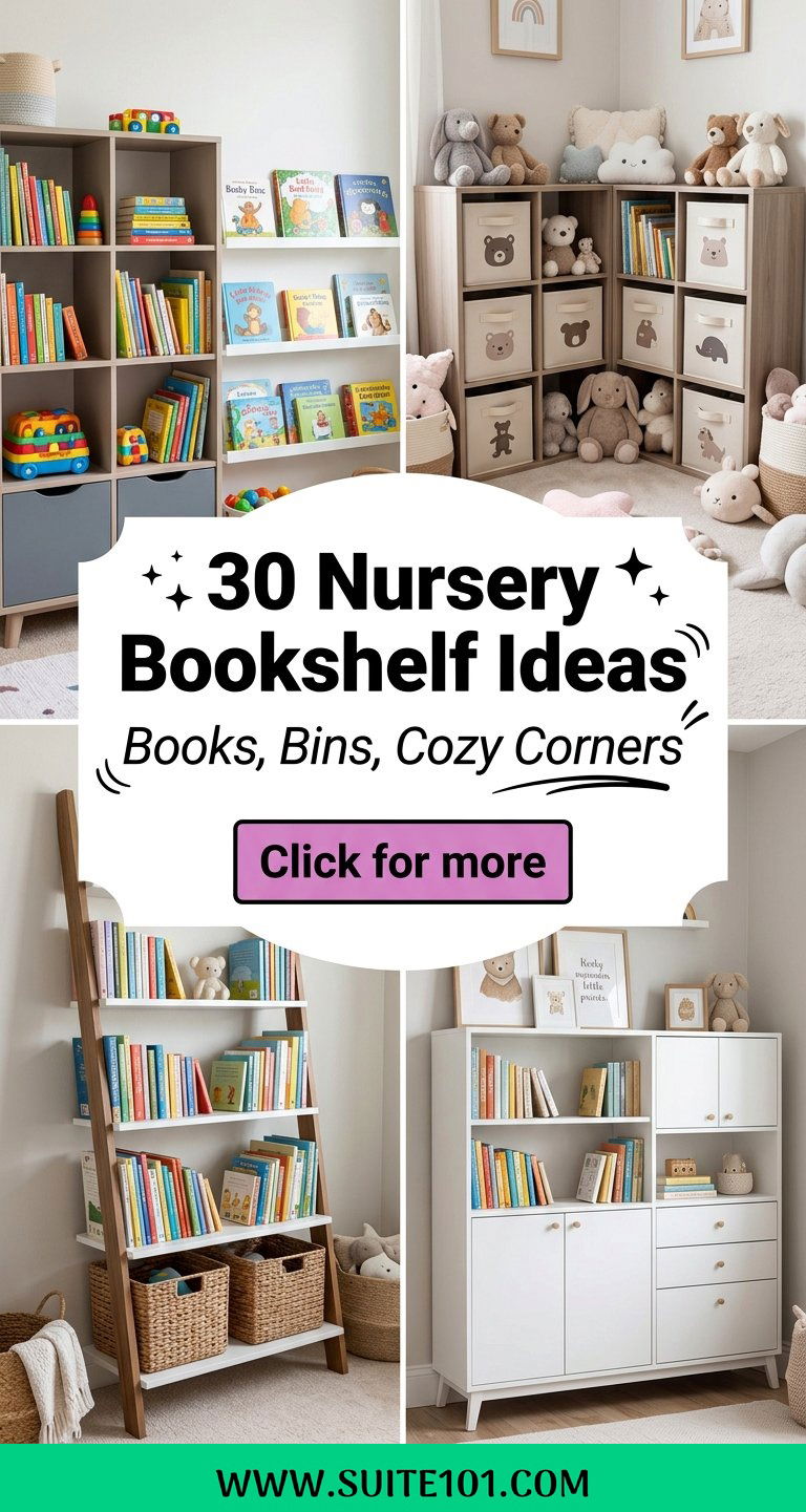 30 Nursery Bookshelf Ideas for Books Bins and Cozy Corners - 30 Nursery Bookshelf Ideas for Books, Bins, and Cozy Corners