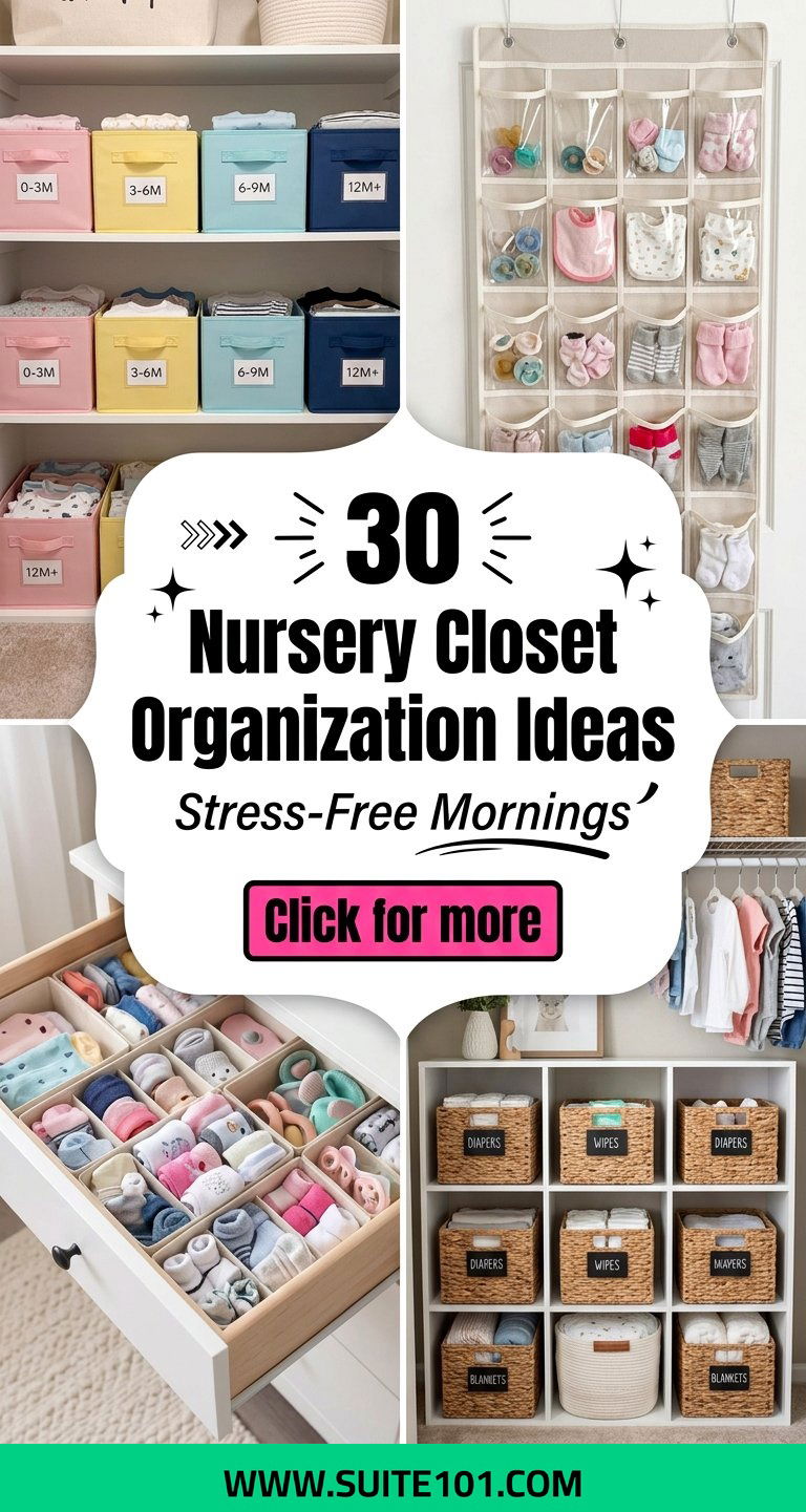 30 Nursery Closet Organization Ideas for Stress-Free Mornings - 30 Nursery Closet Organization Ideas for Stress-Free Mornings