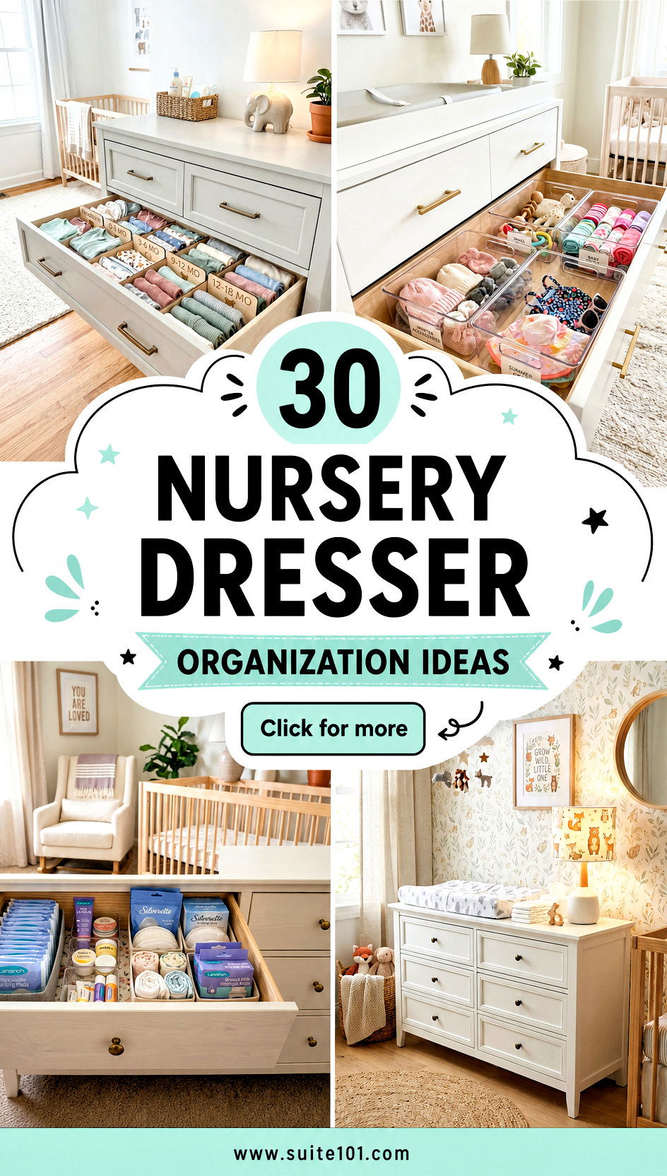 30 Nursery Dresser Organization Ideas for Stress-Free Storage - 30 Nursery Dresser Organization Ideas for Stress-Free Storage