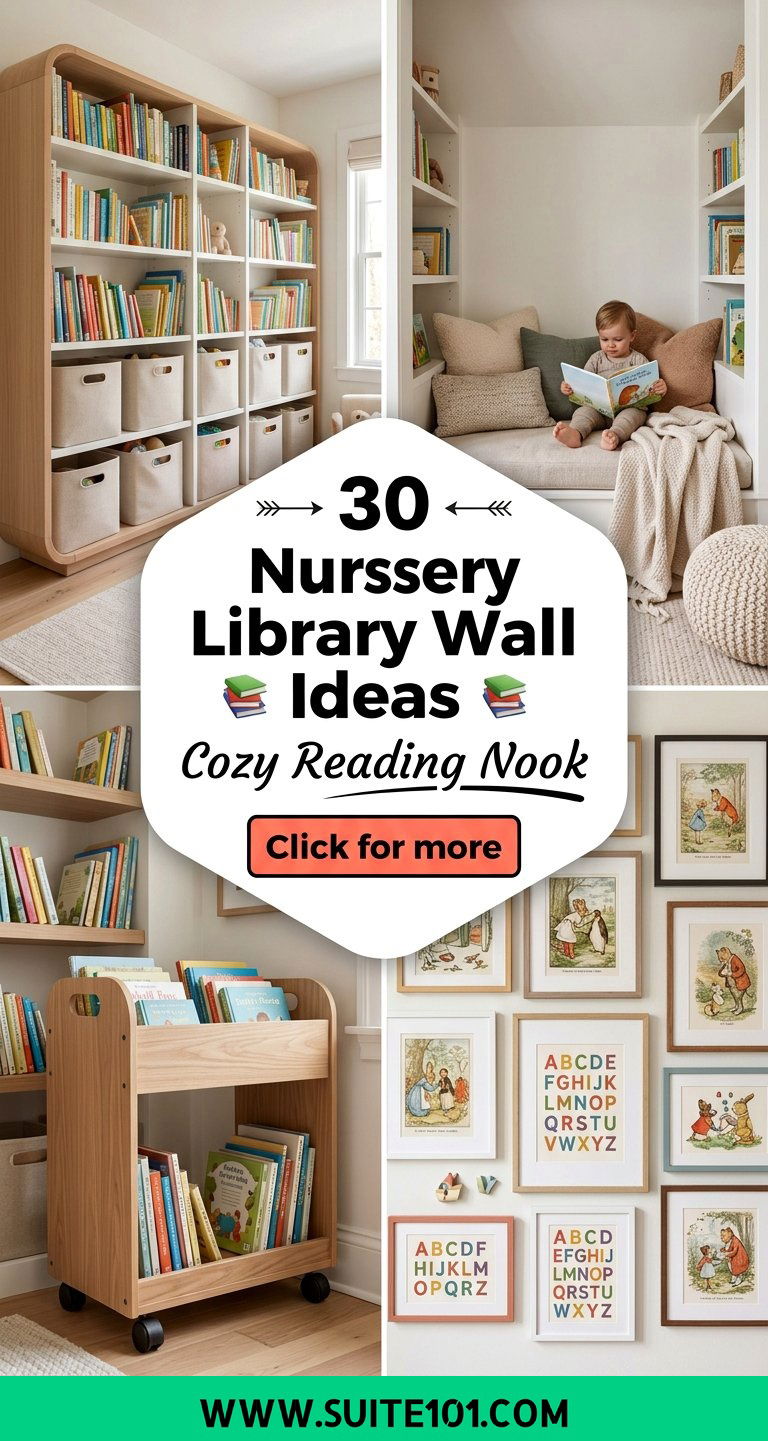 30 Nursery Library Wall Ideas for a Cozy Nursery Reading Nook - 30 Nursery Library Wall Ideas for a Cozy Nursery Reading Nook