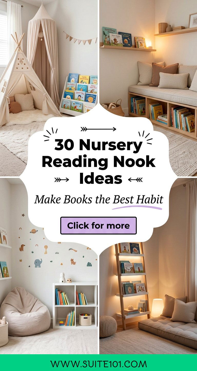 30 Nursery Reading Nook Ideas to Make Books the Best Habit - 30 Nursery Reading Nook Ideas to Make Books the Best Habit