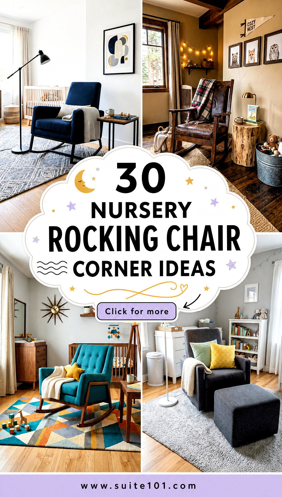 30 Nursery Rocking Chair Corner Ideas for Calming Baby Evenings - 30 Nursery Rocking Chair Corner Ideas for Calming Baby Evenings