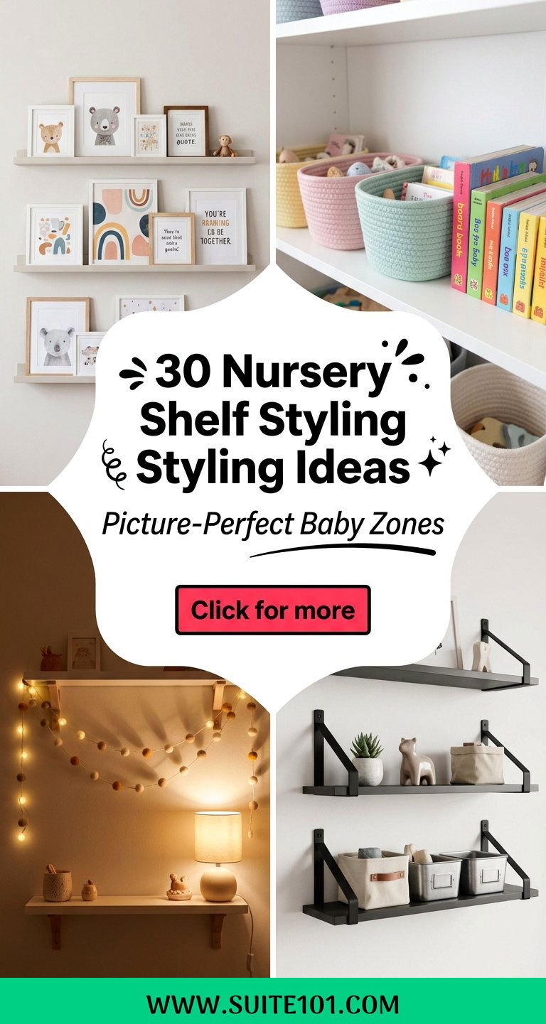 30 Nursery Shelf Styling Ideas for Picture-Perfect Baby Zones - 30 Nursery Shelf Styling Ideas for Picture-Perfect Baby Zones