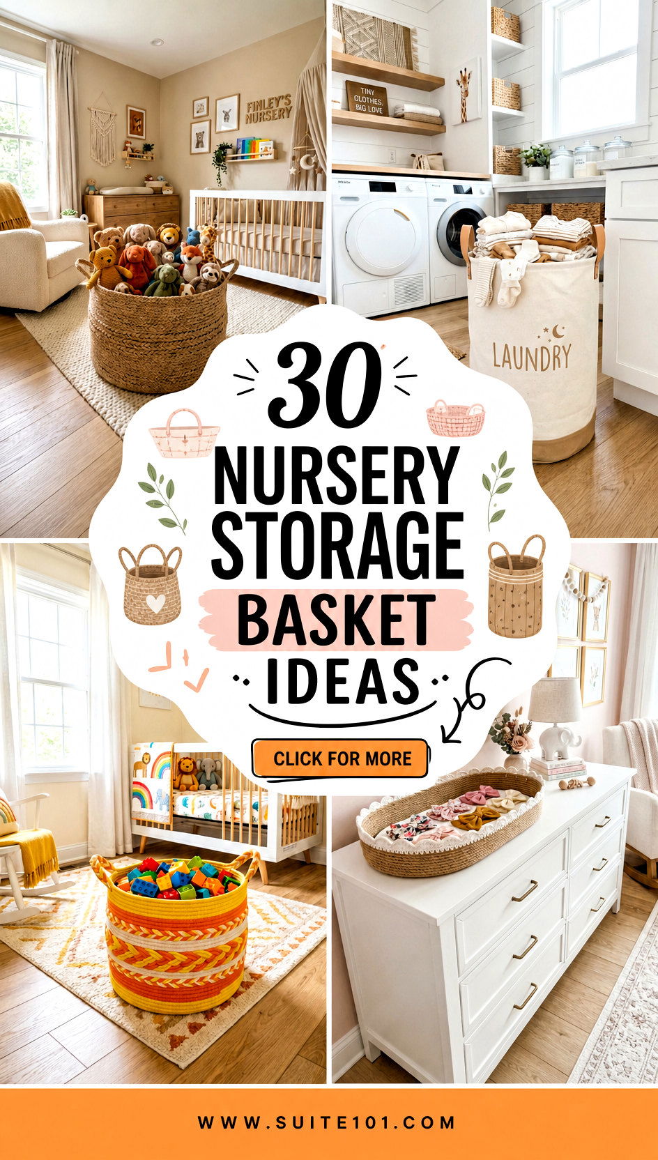 30 Nursery Storage Basket Ideas for Smart Stylish Organization - 30 Nursery Storage Basket Ideas for Smart, Stylish Organization