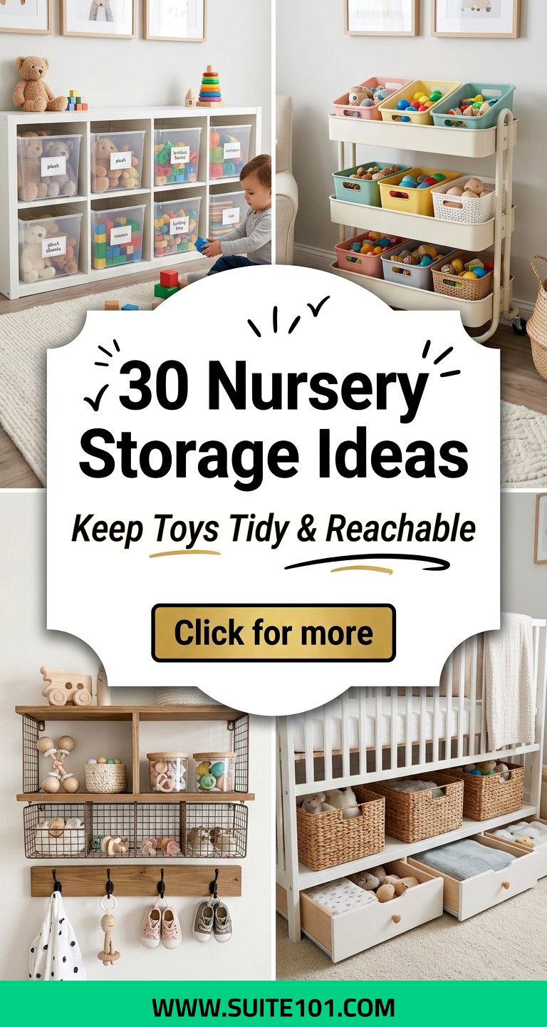 30 Nursery Storage Ideas to Keep Toys Tidy and Easy to Reach - 30 Nursery Storage Ideas to Keep Toys Tidy and Easy to Reach