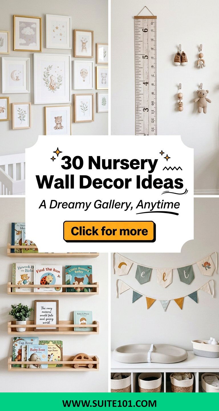 30 Nursery Wall Decor Ideas for a Dreamy Gallery on Any Budget - 30 Nursery Wall Decor Ideas for a Dreamy Gallery on Any Budget