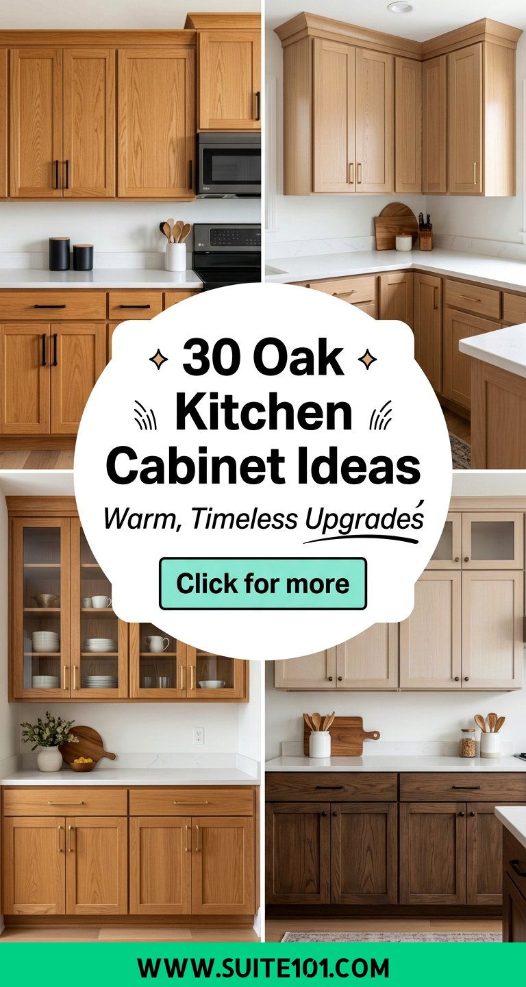 30 Oak Kitchen Cabinet Ideas for Warm Timeless Style Upgrades - 30 Oak Kitchen Cabinet Ideas for Warm, Timeless Style Upgrades