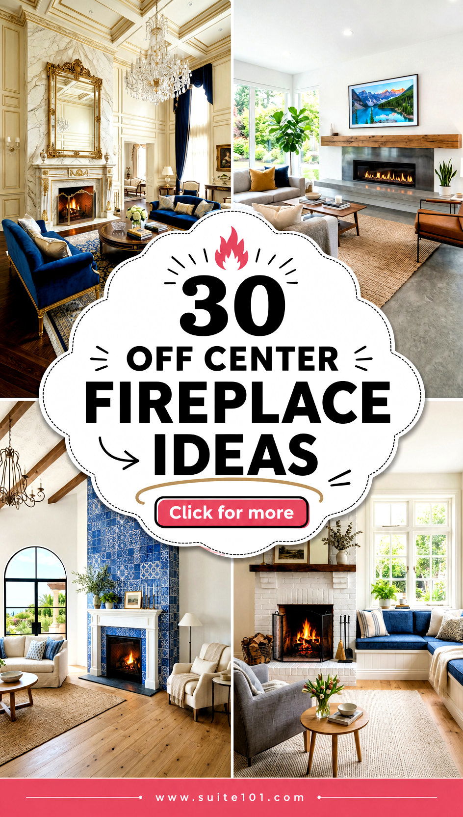 30 Off Center Fireplace Ideas to Add Character and Balance - 30 Off Center Fireplace Ideas to Add Character and Balance