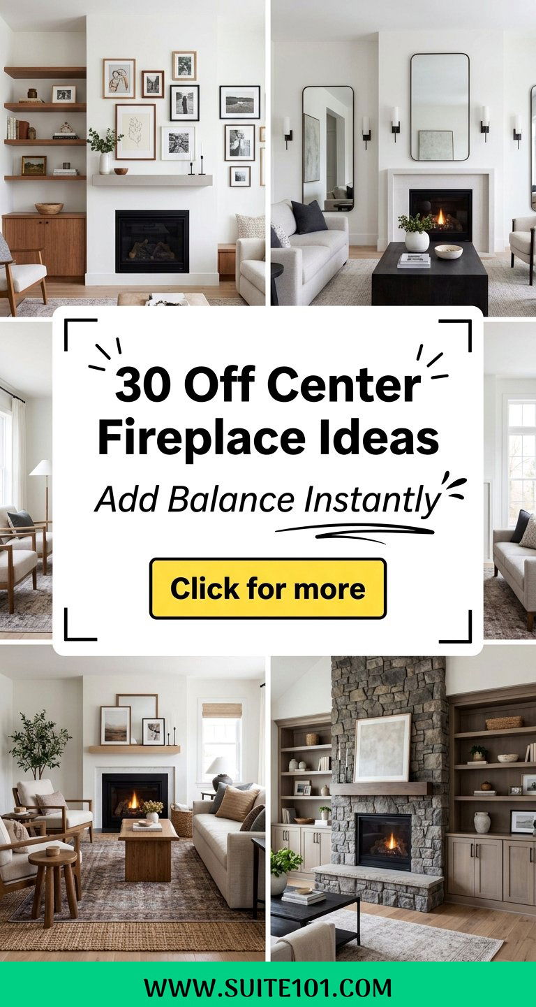 30 Off Center Fireplace Ideas to Add Character and Balance - 30 Off Center Fireplace Ideas to Add Character and Balance