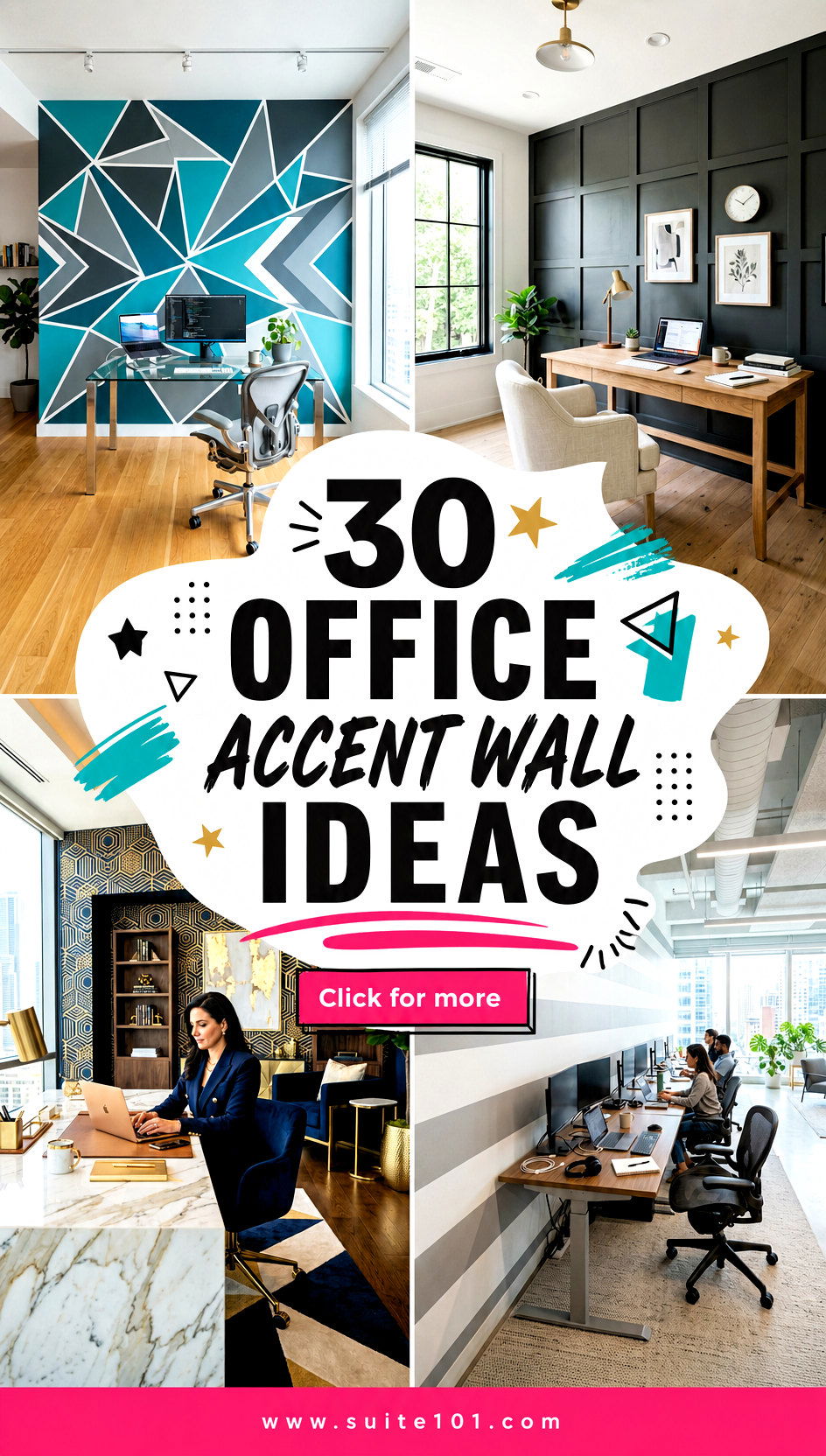 30 Office Accent Wall Ideas Bold Color Trends for Workdays - 30 Office Accent Wall Ideas: Bold Color Trends for Workdays