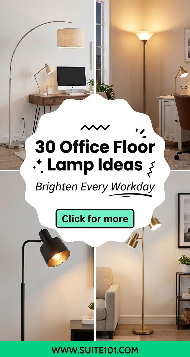 30 Office Floor Lamp Ideas for Better Light and Style Everyday - 30 Office Floor Lamp Ideas for Better Light and Style Everyday