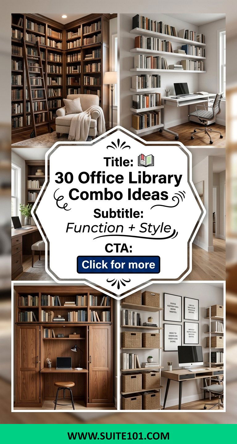 30 Office Library Combo Ideas Function Style for Small Spaces - 30 Office Library Combo Ideas: Function + Style for Small Spaces