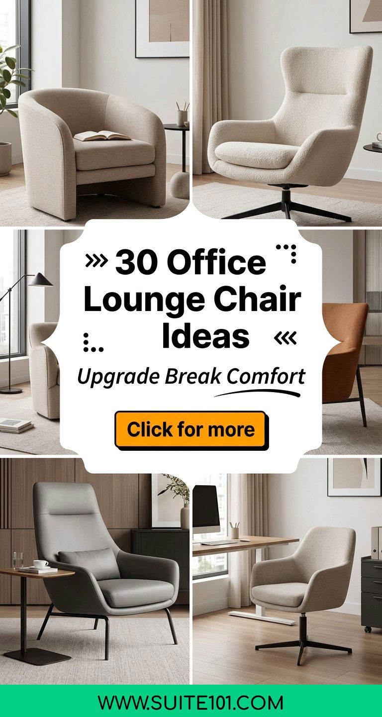 30 Office Lounge Chair Ideas Upgrade Comfort for Breaks - 30 Office Lounge Chair Ideas: Upgrade Comfort for Breaks