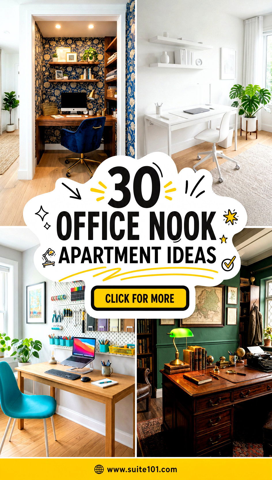 30 Office Nook Apartment Ideas to Work Anywhere With Style - 30 Office Nook Apartment Ideas to Work Anywhere With Style