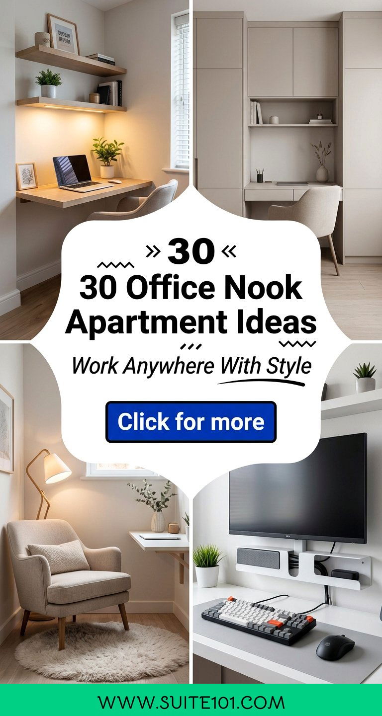 30 Office Nook Apartment Ideas to Work Anywhere With Style - 30 Office Nook Apartment Ideas to Work Anywhere With Style