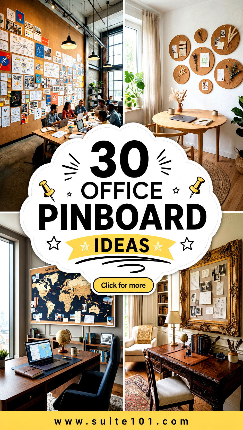 30 Office Pinboard Ideas Organize Notes Beautifully Every Day - 30 Office Pinboard Ideas: Organize Notes Beautifully Every Day