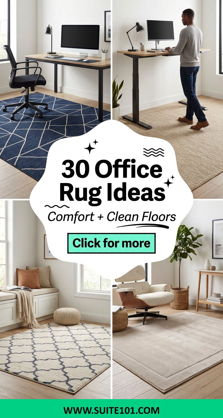 30 Office Rug Ideas Add Comfort Color and Cleaner Floors - 30 Office Rug Ideas: Add Comfort, Color, and Cleaner Floors