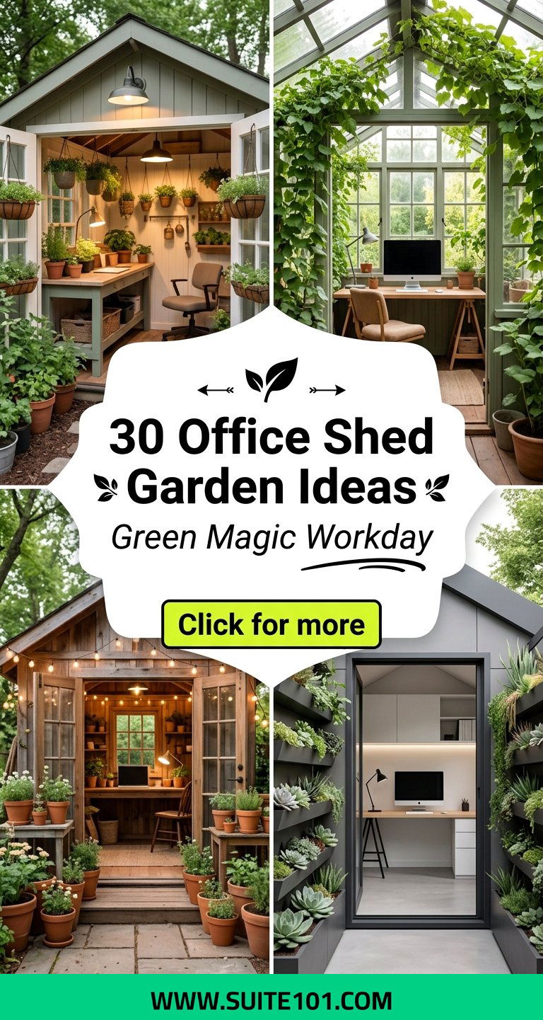 30 Office Shed Garden Ideas Turn Your Shed Into Green Magic - 30 Office Shed Garden Ideas: Turn Your Shed Into Green Magic