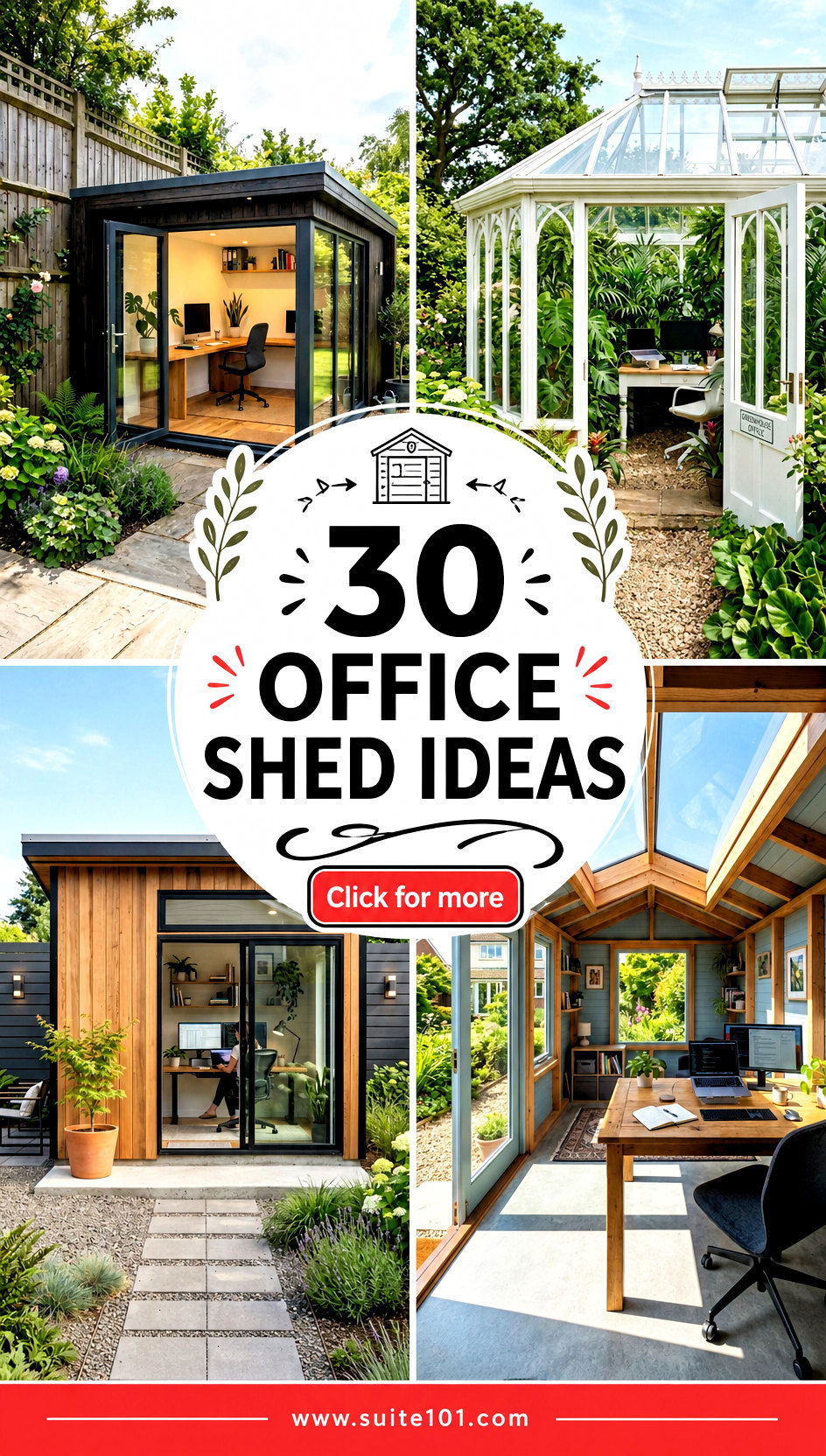 30 Office Shed Ideas Build a Workspace Garden Anywhere - 30 Office Shed Ideas: Build a Workspace Garden Anywhere