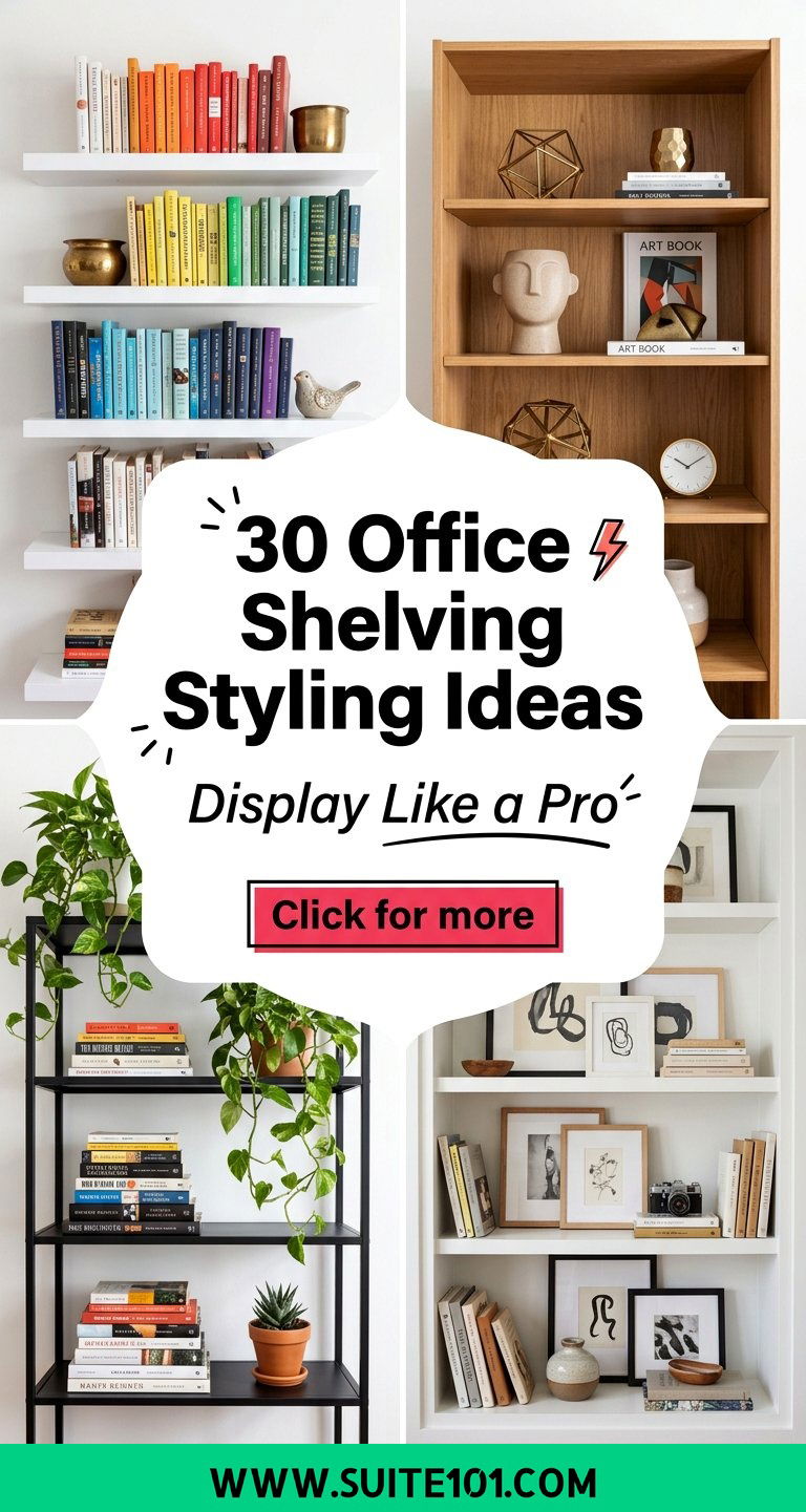 30 Office Shelving Styling Ideas Display Books Like a Pro - 30 Office Shelving Styling Ideas: Display Books Like a Pro