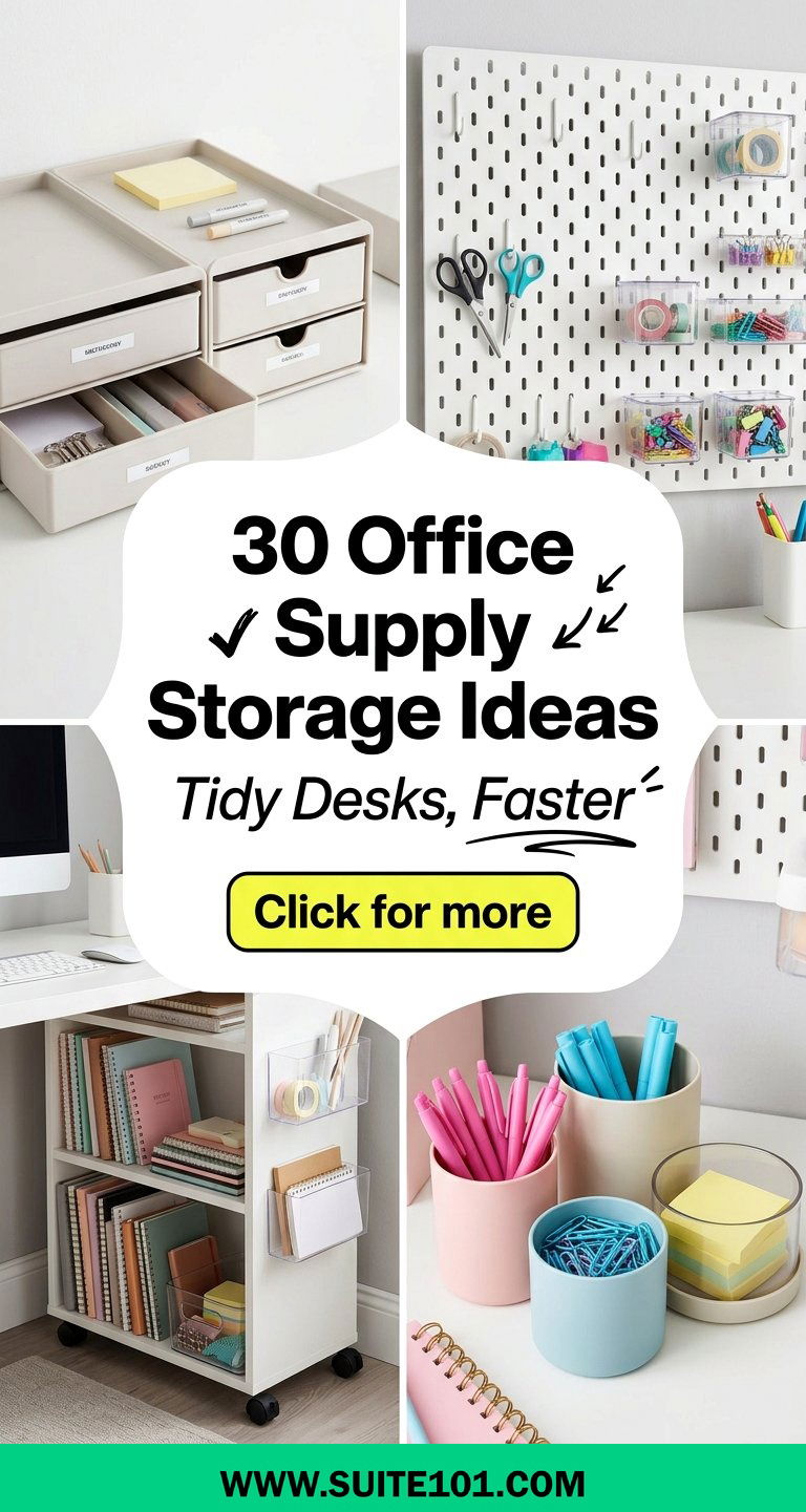 30 Office Supply Storage Ideas Tidy Desks Faster Workflows - 30 Office Supply Storage Ideas: Tidy Desks, Faster Workflows