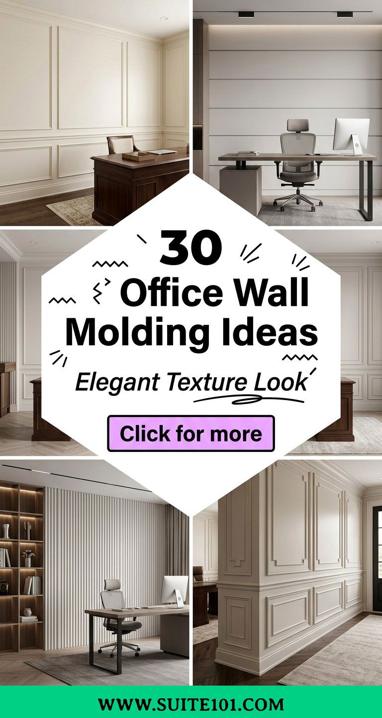 30 Office Wall Molding Ideas Elegant Texture for a Perfect Look - 30 Office Wall Molding Ideas: Elegant Texture for a Perfect Look