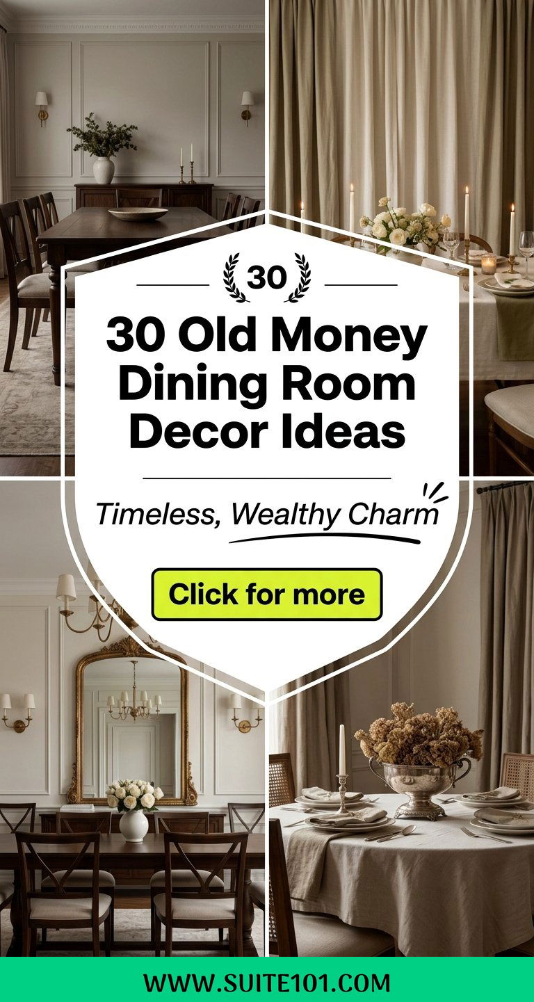 30 Old Money Dining Room Decor Ideas for Timeless Wealthy Charm - 30 Old Money Dining Room Decor Ideas for Timeless, Wealthy Charm