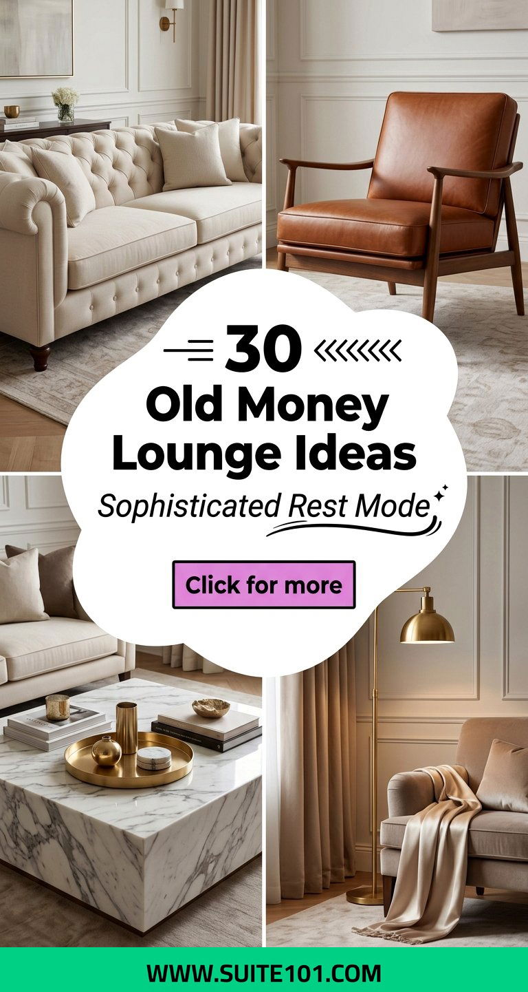 30 Old Money Lounge Ideas for a Sophisticated Relaxing Retreat - 30 Old Money Lounge Ideas for a Sophisticated, Relaxing Retreat
