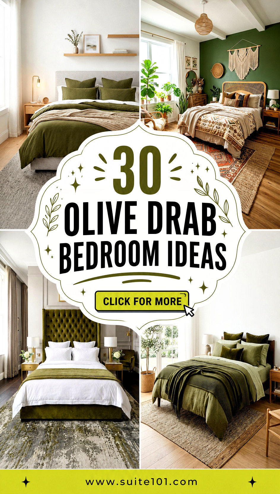 30 Olive Drab Bedroom Ideas for a Grounded Stylish Retreat - 30 Olive Drab Bedroom Ideas for a Grounded, Stylish Retreat