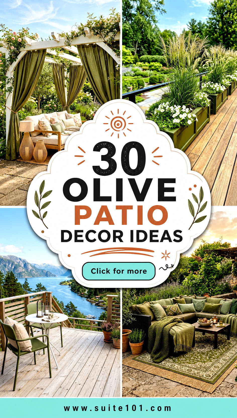 30 Olive Patio Decor Ideas for a Stylish Mediterranean Refresh - 30 Olive Patio Decor Ideas for a Stylish Mediterranean Refresh