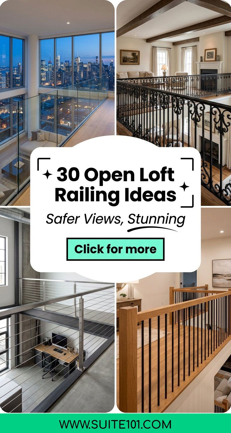 30 Open Loft Railing Ideas for Safer Stunning Views Now - 30 Open Loft Railing Ideas for Safer, Stunning Views Now