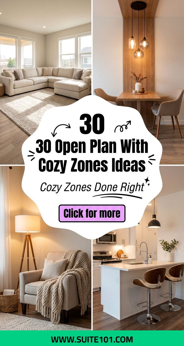 30 Open Plan With Cozy Zones Ideas for Effortless Flow and Style - 30 Open Plan With Cozy Zones Ideas for Effortless Flow & Style