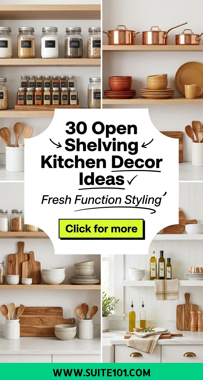 30 Open Shelving Kitchen Decor Ideas for a Fresh Functional Look - 30 Open Shelving Kitchen Decor Ideas for a Fresh, Functional Look
