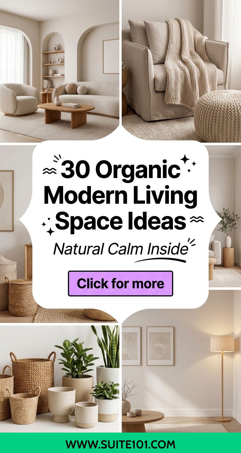 30 Organic Modern Living Space Ideas for Cozy Natural Calm - 30 Organic Modern Living Space Ideas for Cozy, Natural Calm