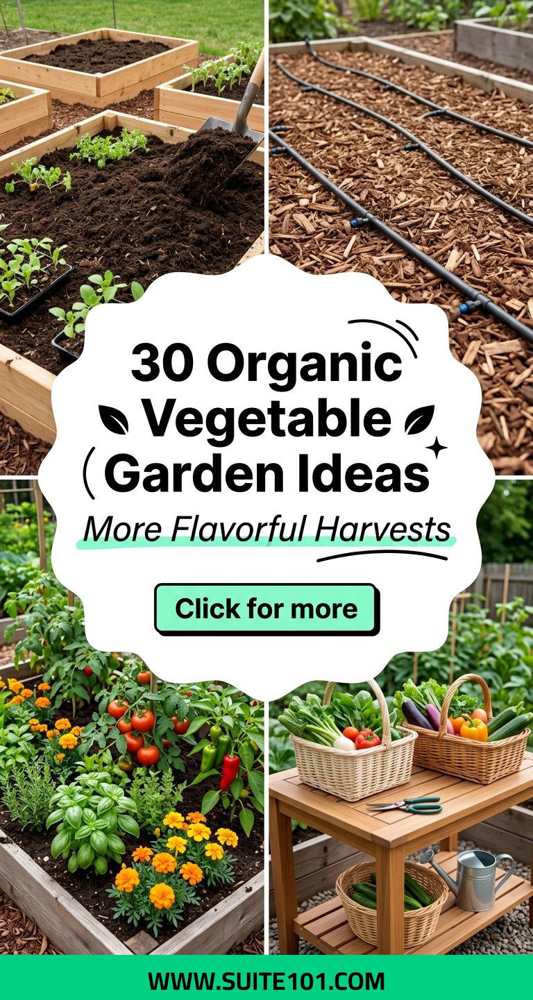 30 Organic Vegetable Garden Ideas for More Flavorful Harvests - 30 Organic Vegetable Garden Ideas for More Flavorful Harvests