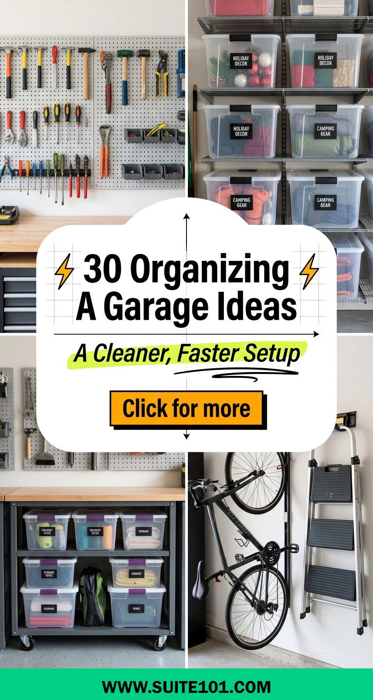 30 Organizing A Garage Ideas for a Cleaner Faster Setup - 30 Organizing A Garage Ideas for a Cleaner, Faster Setup