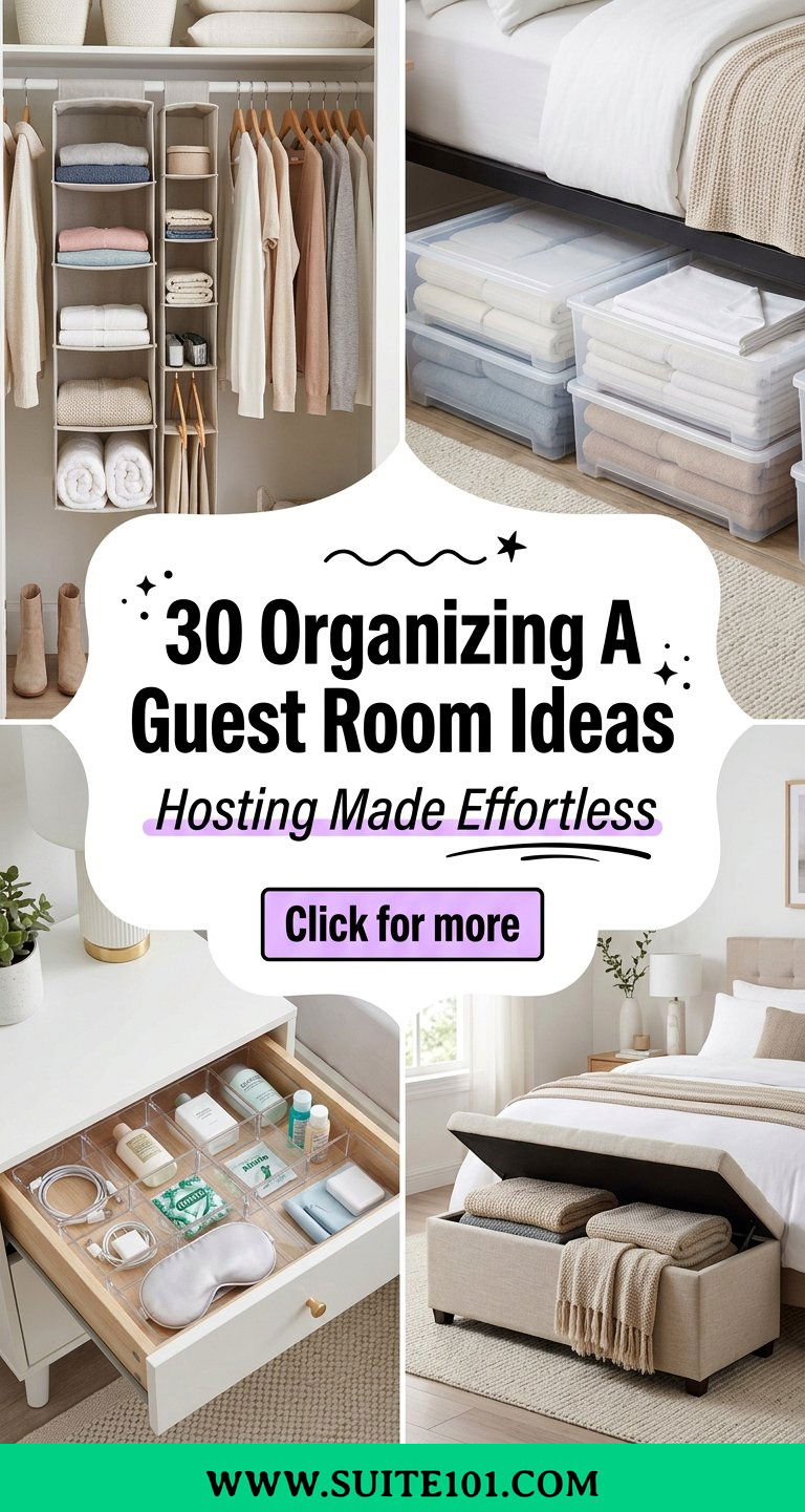 30 Organizing A Guest Room Ideas to Make Hosting Effortless - 30 Organizing A Guest Room Ideas to Make Hosting Effortless