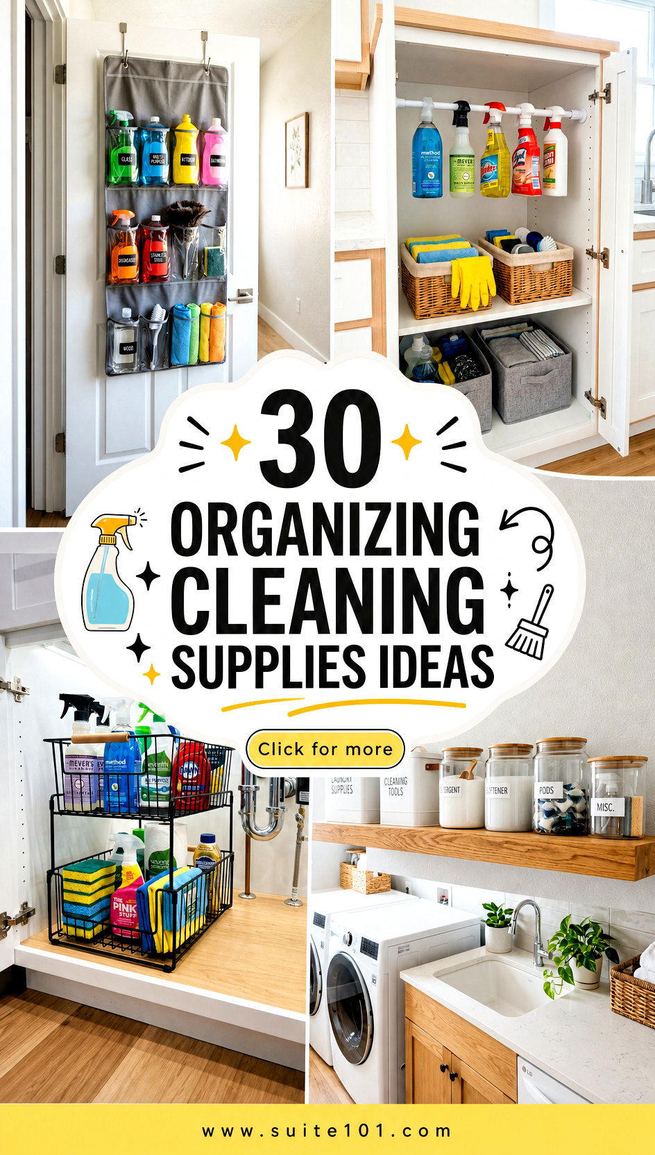 30 Organizing Cleaning Supplies Ideas to Find What You Need Fast - 30 Organizing Cleaning Supplies Ideas to Find What You Need Fast