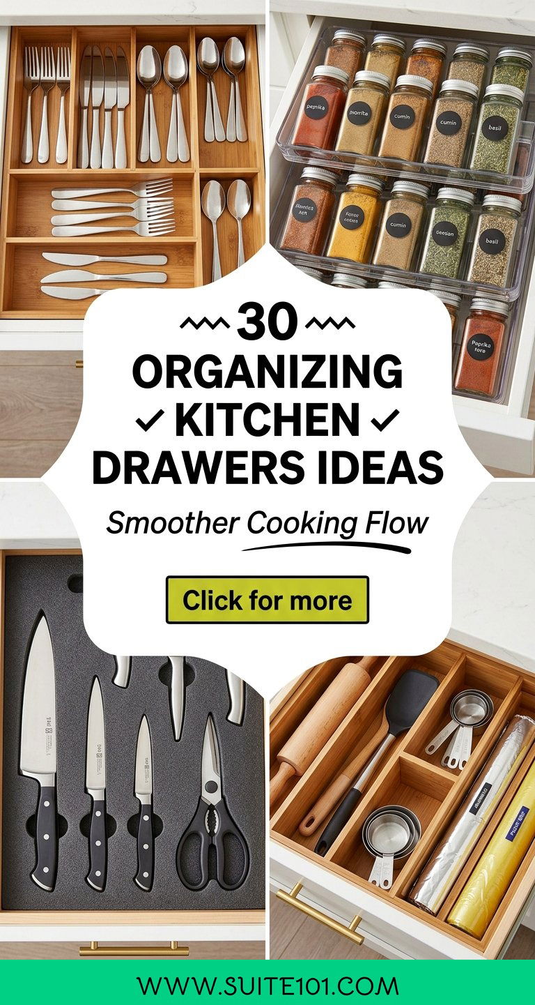 30 Organizing Kitchen Drawers Ideas for a Smoother Cooking Flow - 30 Organizing Kitchen Drawers Ideas for a Smoother Cooking Flow