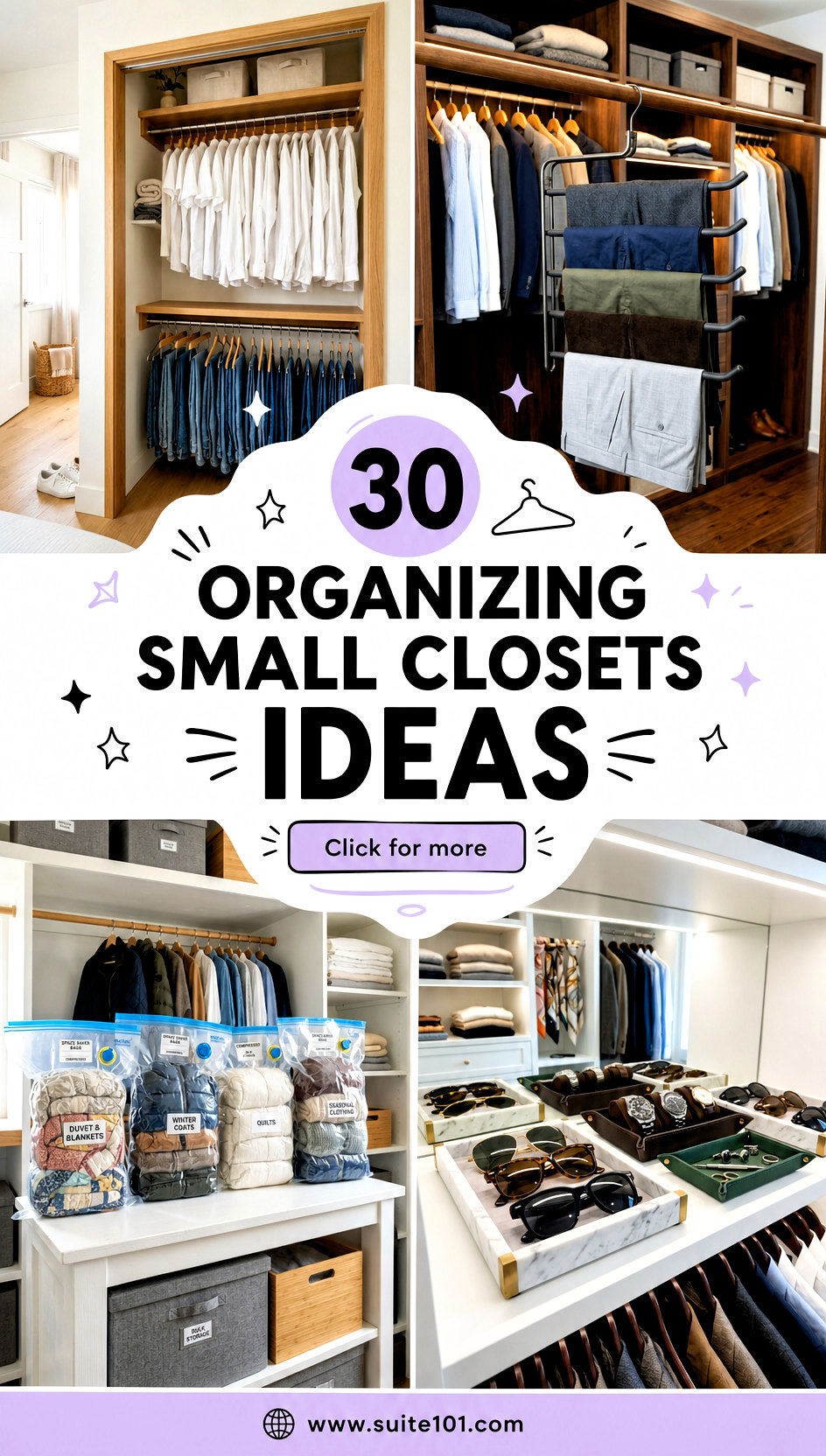 30 Organizing Small Closets Ideas to Maximize Every Inch - 30 Organizing Small Closets Ideas to Maximize Every Inch