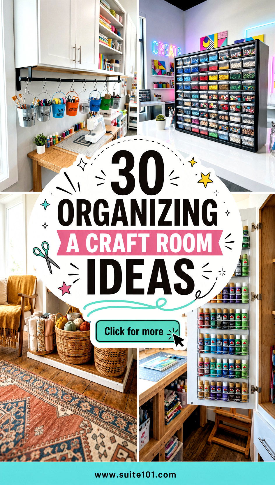 30 Organizing a Craft Room Ideas for Fast Supplies and Organized - 30 Organizing a Craft Room Ideas for Fast Supplies and Organized