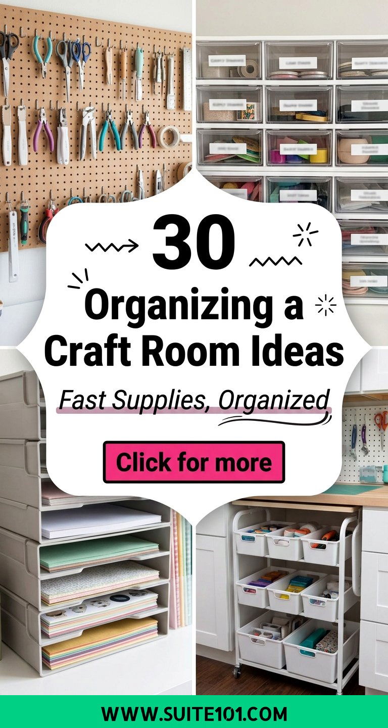 30 Organizing a Craft Room Ideas for Fast Supplies and Organized - 30 Organizing a Craft Room Ideas for Fast Supplies and Organized
