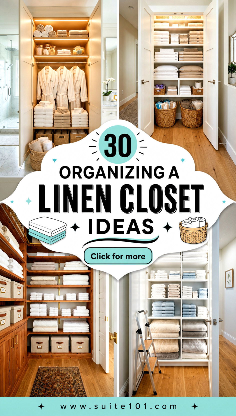 30 Organizing a Linen Closet Ideas for Neat Sheets and Access - 30 Organizing a Linen Closet Ideas for Neat Sheets and Access