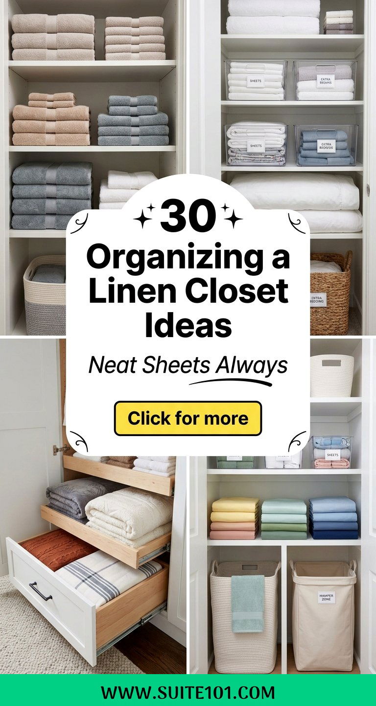 30 Organizing a Linen Closet Ideas for Neat Sheets and Access - 30 Organizing a Linen Closet Ideas for Neat Sheets and Access