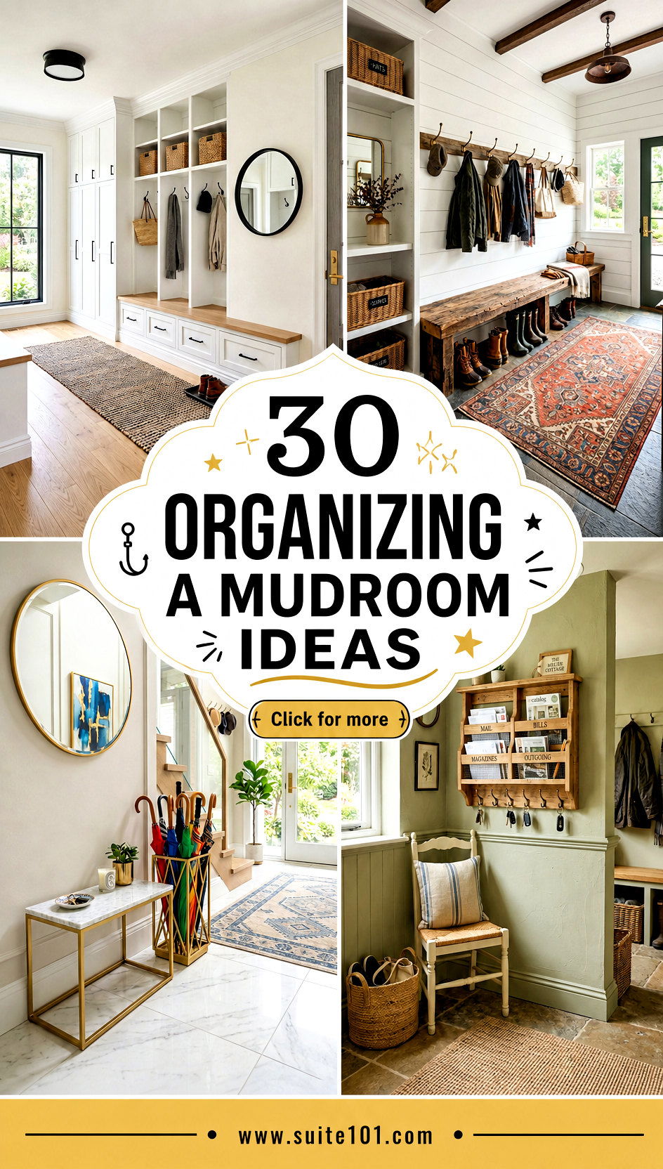 30 Organizing a Mudroom Ideas to Keep Bags Shoes and Coats Tidy - 30 Organizing a Mudroom Ideas to Keep Bags, Shoes, and Coats Tidy